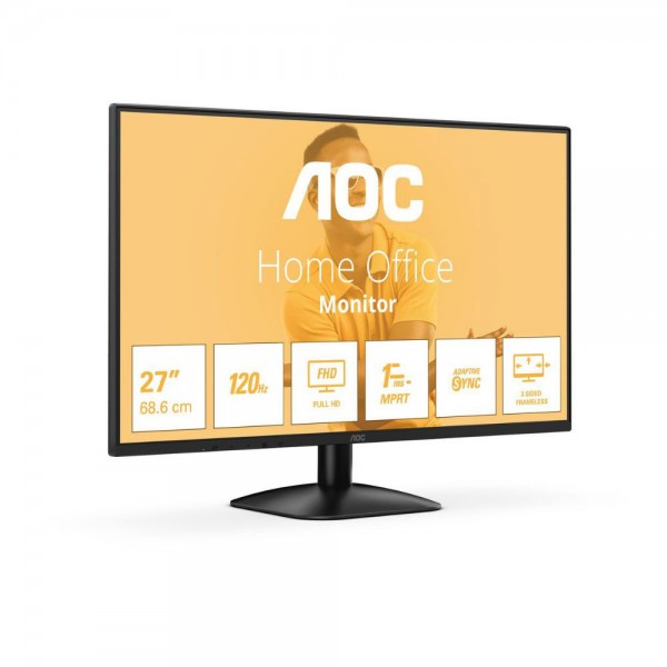 Monitor led 27" va fhd colore nero