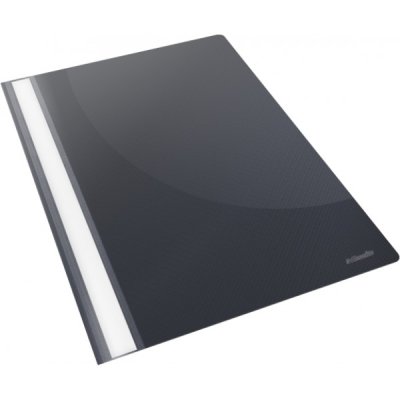 ESSELTE cartellina in PPL con fastener - 22,6x31cm - Nero