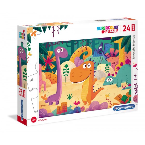 Jurassic friends - puzzle 24pz maxi