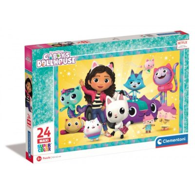 Gabby's dollhouse - puzzle 24pz maxi