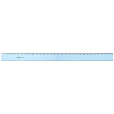 Riga 100cm colore azzurro trasparente