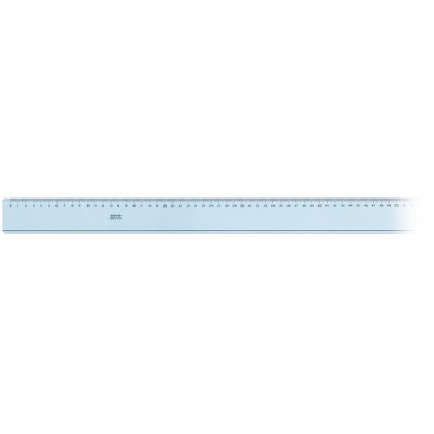 Riga 80cm uni colore azzurro trasparente