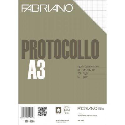 Fogli protocollo colore bianco grammatura 60gr