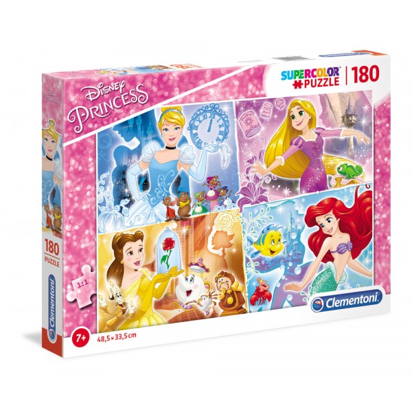 Principesse disney - puzzle 180pz super