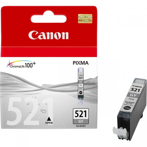 Canon Cartuccia originale Gray (Grigio) CLI-521GY (2937B001AA)