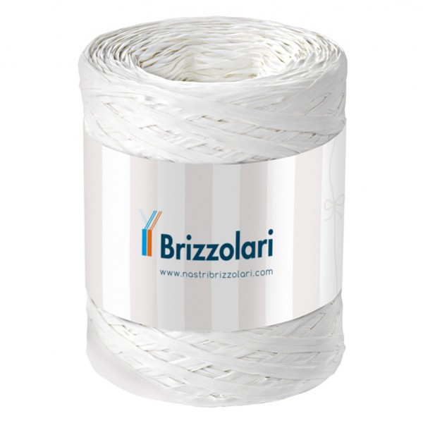 Nastro rafia sintetica 6802 colore bianco