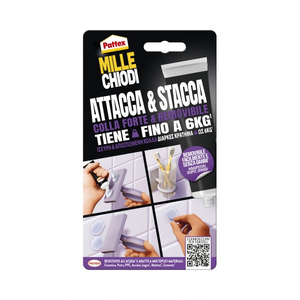 Millechiodi - adesivo attacca & stacca