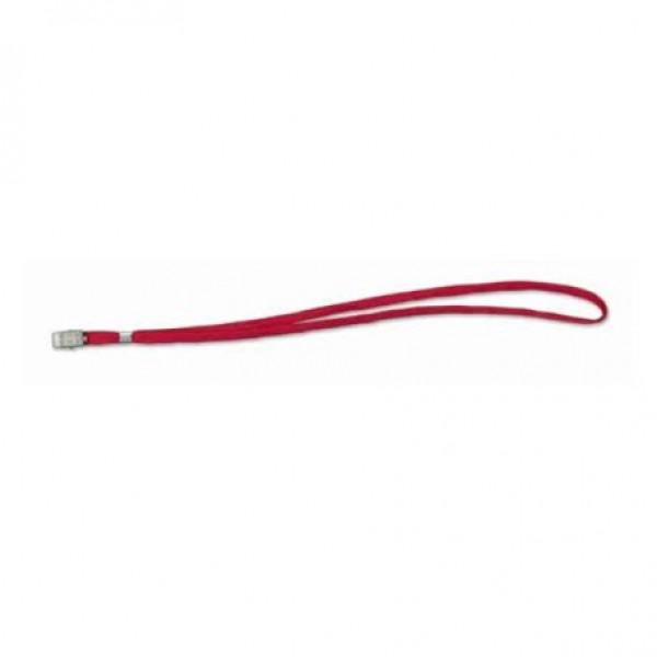 Cordoncini porta badge colore rosso