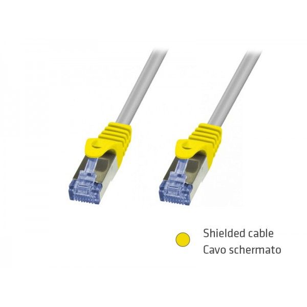 ADJ 0.5mt cavo di rete ethernet schermato con 2 connettori RJ45 8 poli
