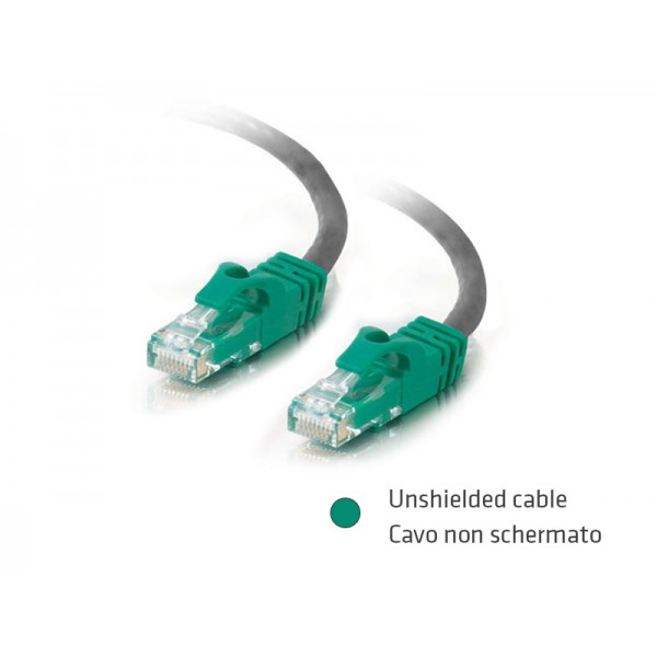 Cavo rete utp cat.6e 0.5mt colore argento