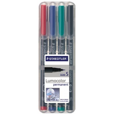 Lumocolor 313-wp4 - marcatore permanente colore assortiti tipo punta conica