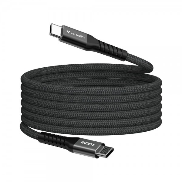 Cavo di ricarica sync usb-c da 100w - magnetico colore nero