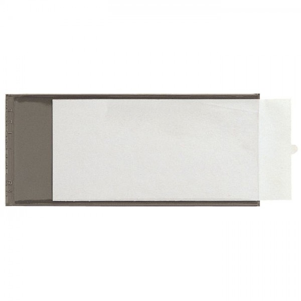 Porta etichette ies a4, 65x140mm colore trasparente