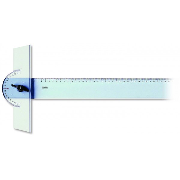 Riga a t 80cm, testa mobile colore grigio
