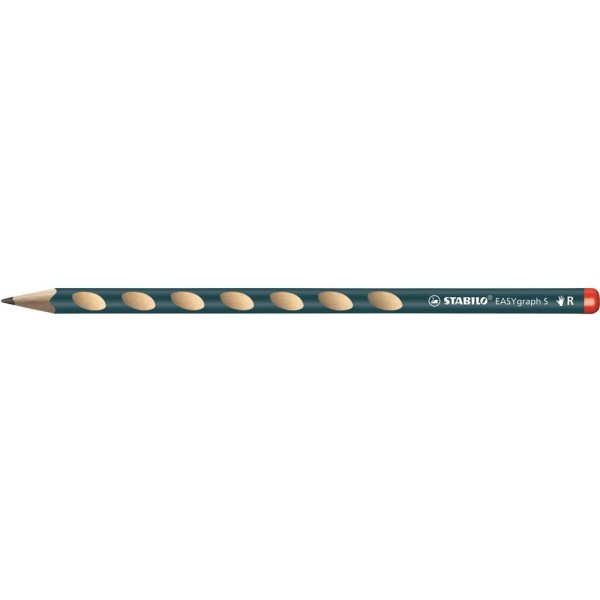 Matita STABILO in grafite con fusto triangolare, scanalature antiscivolo sagomate per la mano sinistra - HB