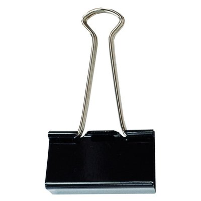 Double clips colore nero