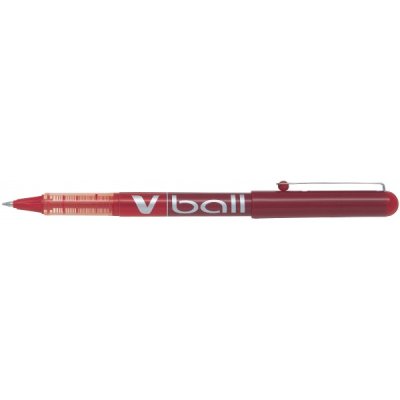 V ball - penna roller colore rosso tipo punta conica