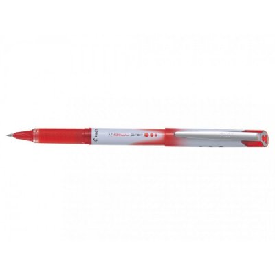 V ball - penna roller colore rosso tipo punta conica