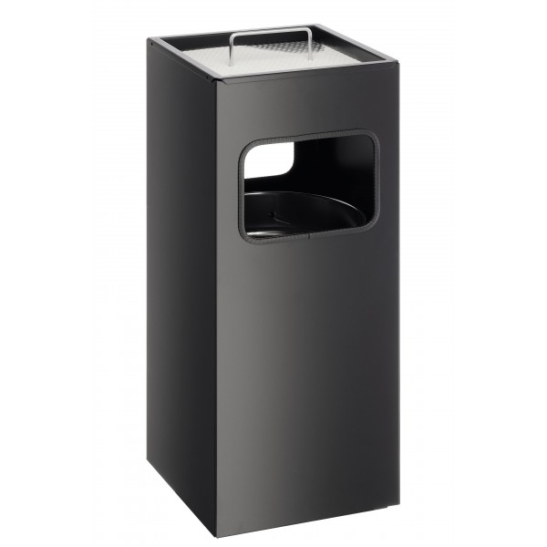 Posacenere a colonna 19lt colore nero