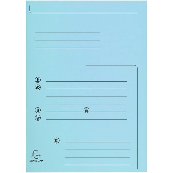 Super 210 - cartellina stampate contact colore assortiti