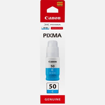 Inchiostro Canon GI-50 C 3403C001 flacone Ciano originale