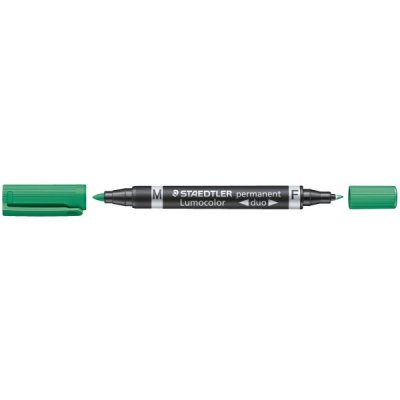 Lumocolor 348-5 - marcatore permanente colore verde tipo punta duo