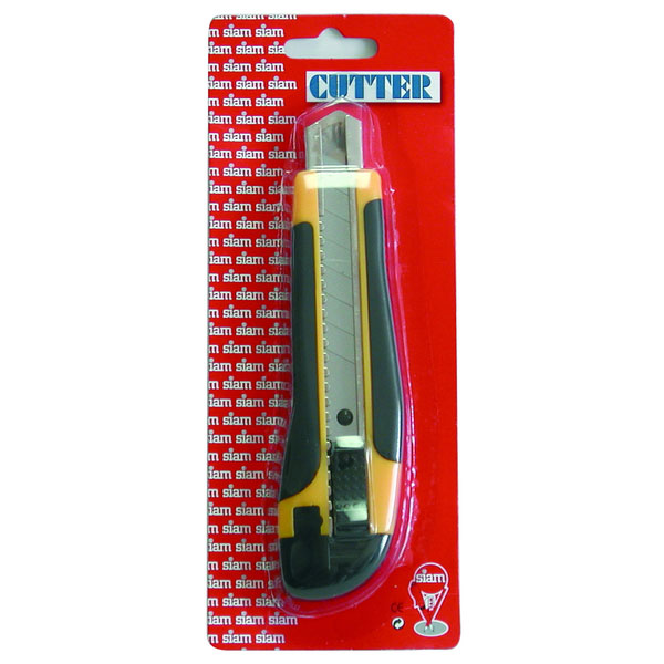 Cutter a scatto colore giallo, nero