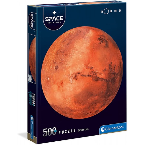 Space, marte - puzzle 500pz round