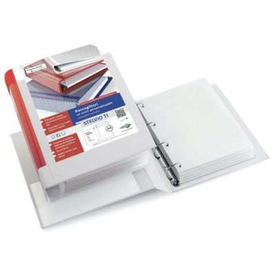 Raccoglitori personalizzabili stelvio ti a3 - 29,7x42cm d. 4cm bianco colore bianco colore bianco