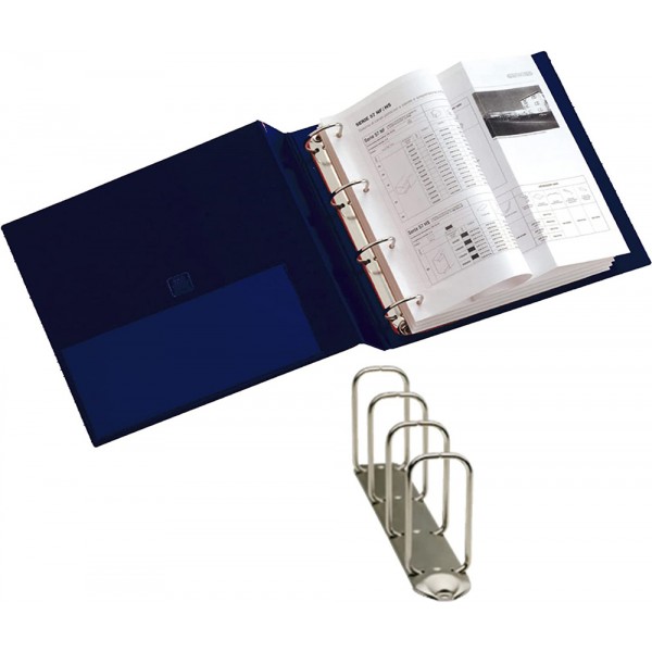 Raccoglitori stelvio 22x30cm d. 9cm blu colore blu