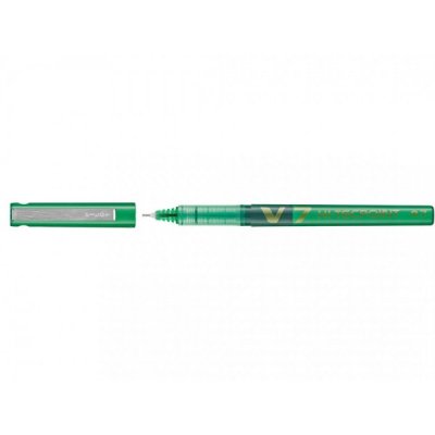 Penna punta ad ago PILOT Hi-Tecpoint V7 con inchiostro liquido - punta 0,7mm - Verde