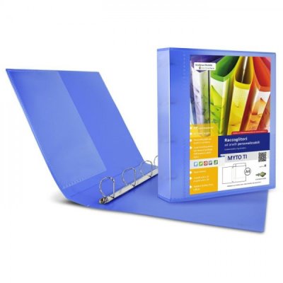 Raccoglitori personalizzabili myto ti 22x30cm d. 2,5cm blu colore blu