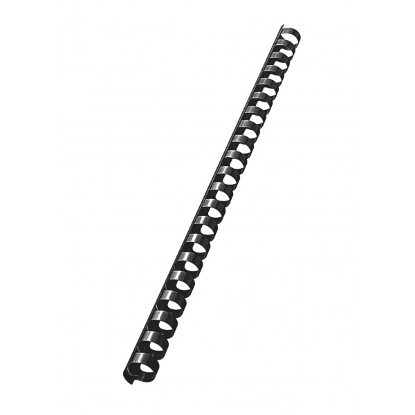 Comb - dorsi plastici a spirale colore nero