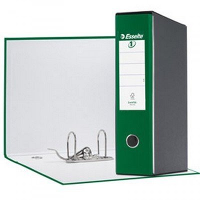 Registratore commerciale eurofile g53 d.8 cm verde colore nero colore verde
