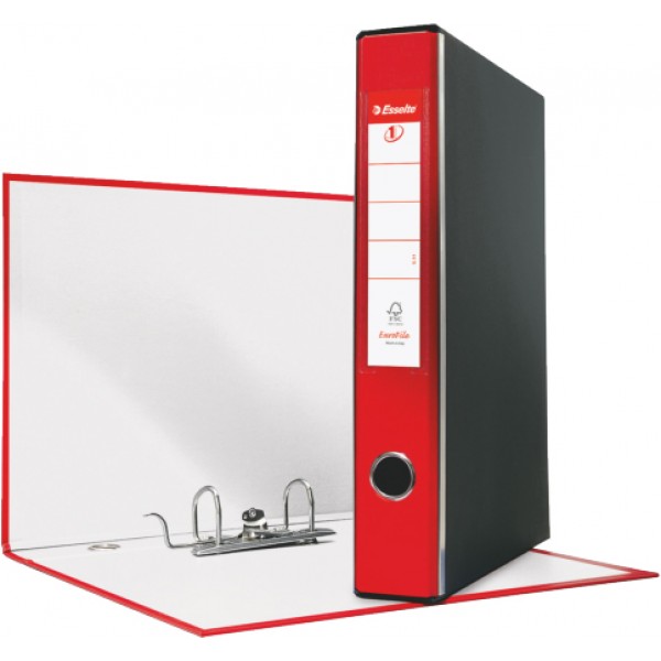 Registratore protocollo eurofile g54 d.5 cm rosso colore nero colore rosso
