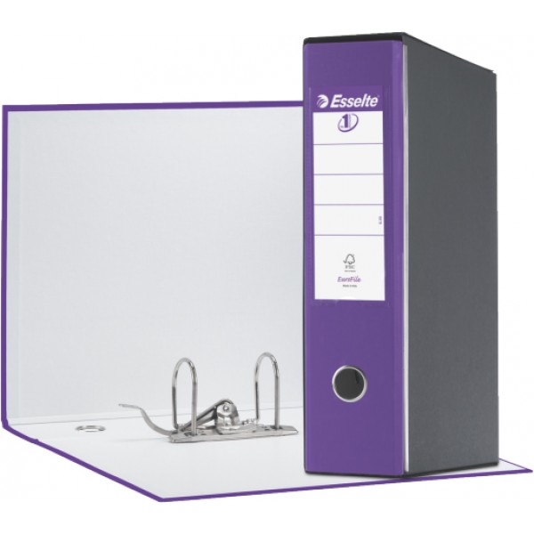 Registratore protocollo eurofile g55 d.8 cm viola colore nero colore viola