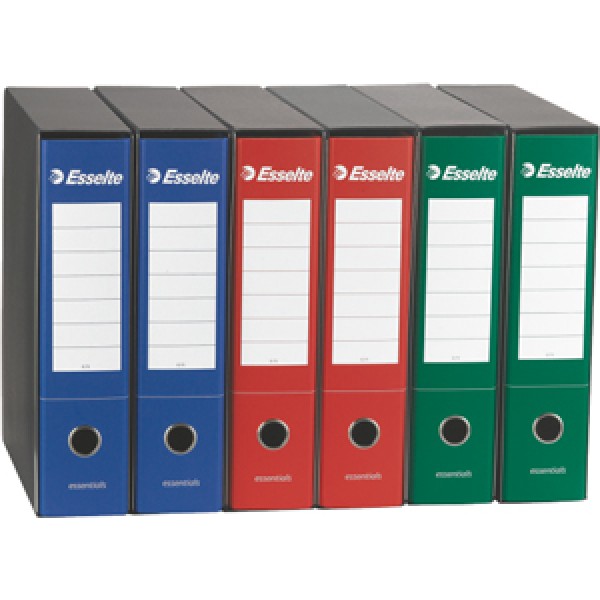 Registratore commerciale essentials g73 d. 8cm blu colore nero colore blu