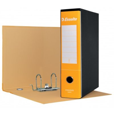 Essentials - registratore protocollo colore nero colore giallo