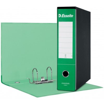 Registratore protocollo essentials g75 d. 8cm verde colore nero colore verde