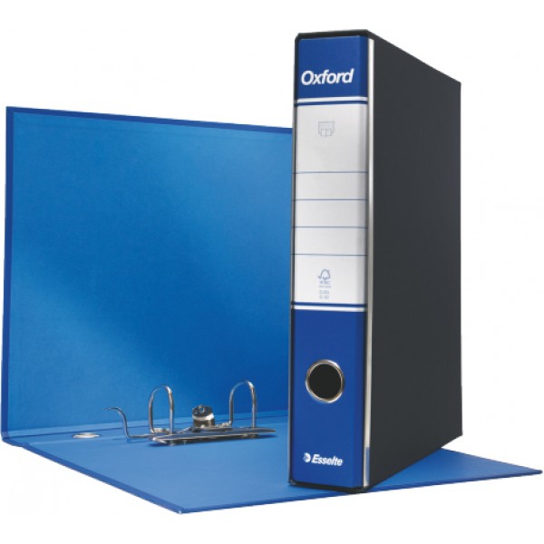 Registratore commerciale oxford g82 d. 5cm blu colore nero colore blu