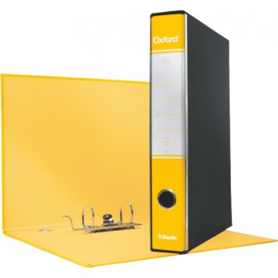 Registratore commerciale oxford g82 d. 5cm giallo colore nero colore giallo