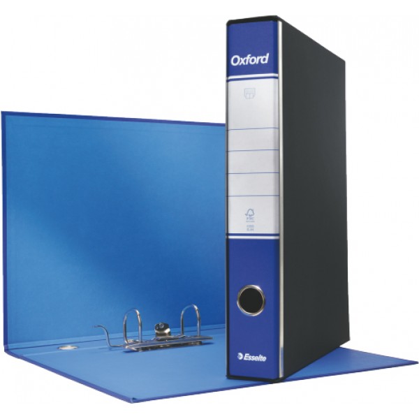 ESSELTE Registratore protocollo dotato di foro di presa - Blu - Dorso 5cm - 23x33cm