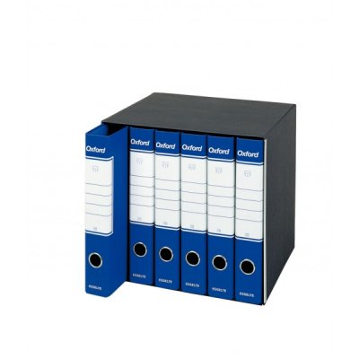 Registratore protocollo oxford g84 d. 5cm blu colore nero colore blu