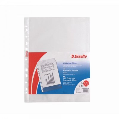 Buste perforate office, buccia 22x30cm colore trasparente