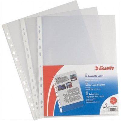 Buste perforate standard, buccia a4 - 21x29,7cm colore trasparente