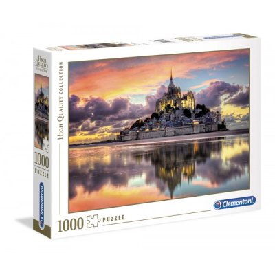 Hq collection, le magnifique mont saint michel - puzzle 1000pz