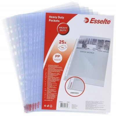 Buste perforate office, buccia a5 - 15x21cm colore trasparente