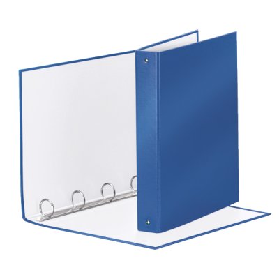 Raccoglitore meeting 22x30cm d. 4cm blu metalizzato colore blu metallizzato