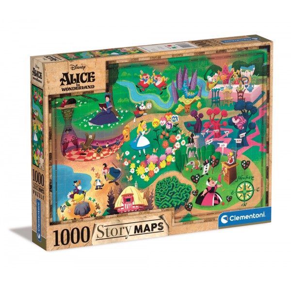 Story maps, alice - puzzle 1000pz