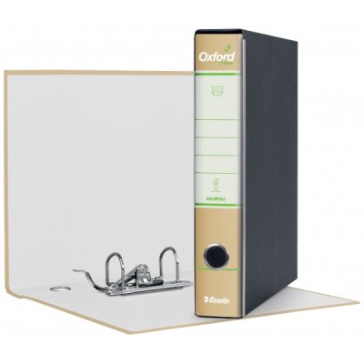 Registratore commerciale oxford green d. 5cm colore nero colore avana